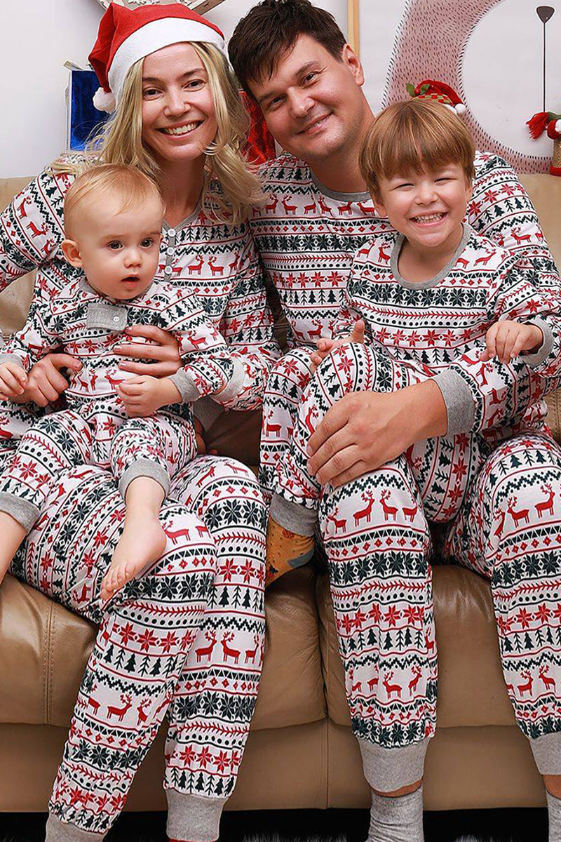 Load image into Gallery viewer, Christmas Family Matching pyjamas Set Grey mønster pyjamas