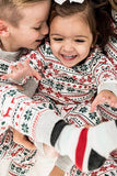 Christmas Family Matching pyjamas Set Grey mønster pyjamas