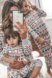 Matching pyjamas Set Grey mønster Christmas Family Pyjamas