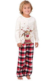 Christmas White Deer Family Matchende pyjamassett