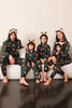 Load image into Gallery viewer, Mørkegrønn trykt familie Christmas One Piece pyjamas