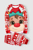 Load image into Gallery viewer, Red Deer Print Christmas Familie Matchende pyjamas Set