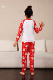 Red Deer Print Familie Christmas pyjamas