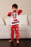 Red Deer Print Familie Christmas pyjamas