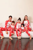 Red Deer Print Familie Christmas pyjamas