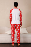 Red Deer Print Familie Christmas pyjamas