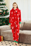 Rød flanell snøfnugg Christmas Family Pyjamas