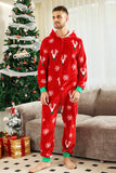 Rød flanell snøfnugg Christmas Family Pyjamas