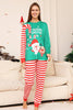 Load image into Gallery viewer, Grønne og røde striper Christmas Family Matching pyjamas Set