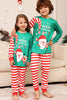 Load image into Gallery viewer, Grønne og røde striper Christmas Family Matching pyjamas Set