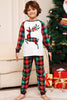 Load image into Gallery viewer, Grønn og rød grid hjort Christmas Family Matchende pyjamassett