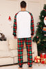 Load image into Gallery viewer, Grønn og rød grid hjort Christmas Family Matchende pyjamassett