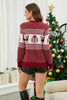 Load image into Gallery viewer, Rød Crewneck Pullover Christmas Reindeer Sweater