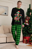 Familie Christmas Wine Lover Dinosaur Print pyjamas Set