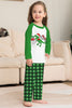 Load image into Gallery viewer, Christmas Familie Matchende pyjamas Grønn rutete dinosaur print pyjamas sett