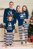 Christmas Family Matchende pyjamas Set Navy Christmas Deer pyjamas