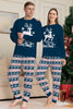 Load image into Gallery viewer, Christmas Family Matchende pyjamas Set Navy Christmas Deer pyjamas