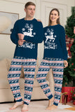 Christmas Family Matchende pyjamas Set Navy Christmas Deer pyjamas