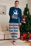 Christmas Family Matchende pyjamas Set Navy Christmas Deer pyjamas