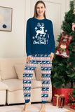 Christmas Family Matchende pyjamas Set Navy Christmas Deer pyjamas