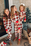 Christmas Family Matching pyjamas Set Red Plaid pyjamas