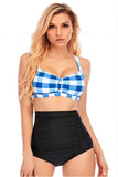 Plaid Halter todelt badetøy