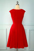 Load image into Gallery viewer, burgunder pluss størrelse homecoming fest kjole