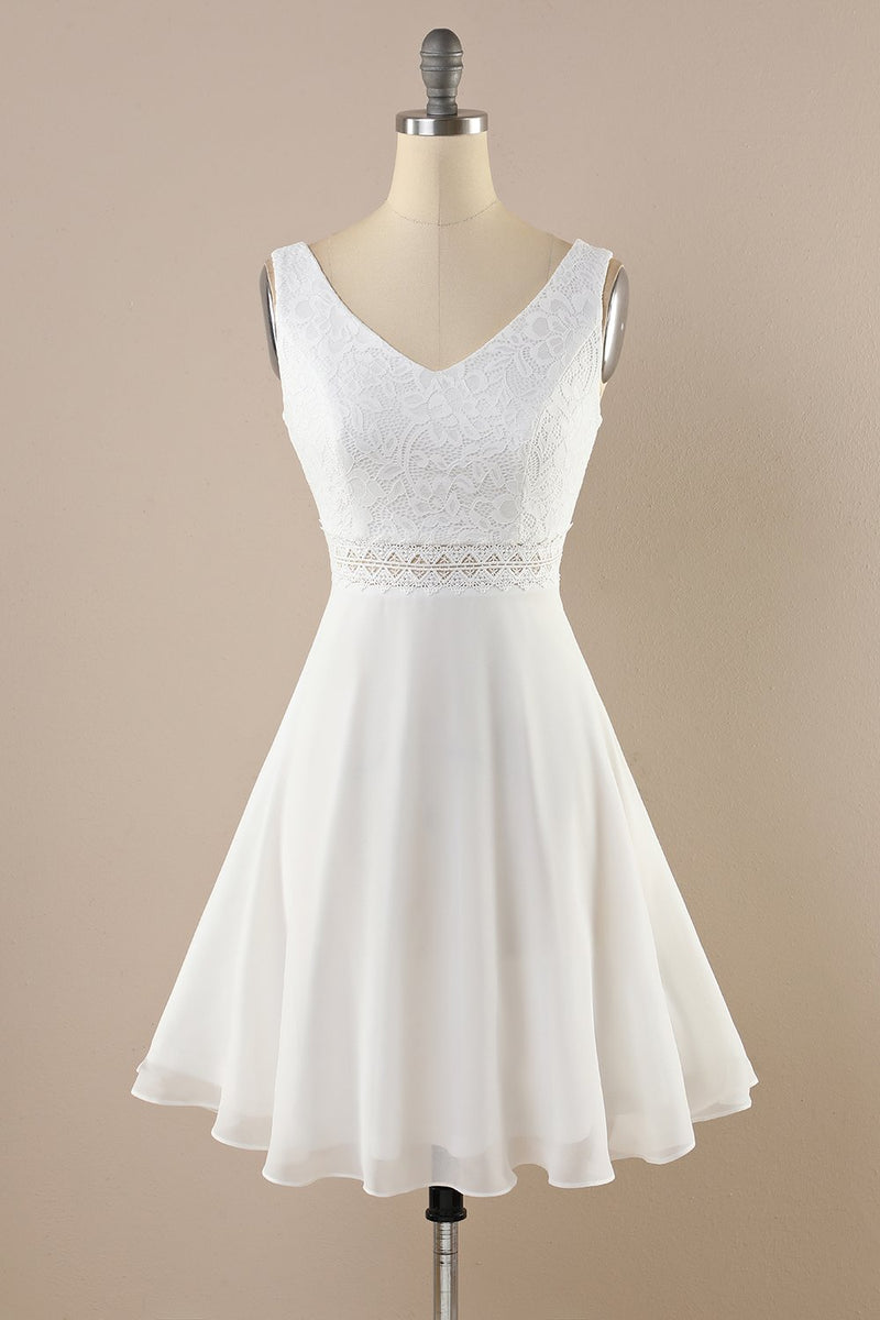 Load image into Gallery viewer, hvit blonder chiffon vintage kjole
