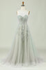 Load image into Gallery viewer, Sweetheart Beaded Light Green Long Prom Dress med Slit Front