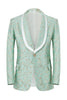 Load image into Gallery viewer, Champagne Sjal Lapel En knapp Jacquard Menns Prom Suits