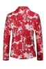 Load image into Gallery viewer, Red Floral Jacquard 2 Piece Menn Drakter