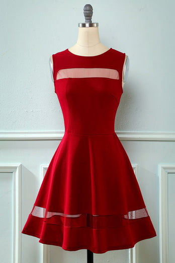 marine vintage 1950-tallet swing kjole