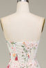 Load image into Gallery viewer, A-Line Sweetheart Long Corset Prom kjole med blomst