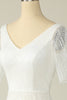 Load image into Gallery viewer, hvit v nakke blonder brudekjole