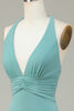 Load image into Gallery viewer, Havfrue Halter Sea Glass brudepike kjole