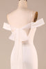 Load image into Gallery viewer, Enkel elfenben havfrue snøre-up tilbake lang brudekjole