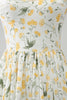 Load image into Gallery viewer, Ivory A-Line Floral Long Prom Kjole
