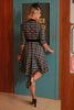 Load image into Gallery viewer, Green Plaid 1950-talls vintagekjole med belte