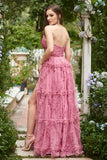 Sweetheart A-Line Dusty Rose Long Prom Kjole