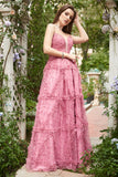 Sweetheart A-Line Dusty Rose Long Prom Kjole