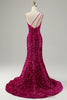 Load image into Gallery viewer, En skulder paljett Havfrue Prom kjole