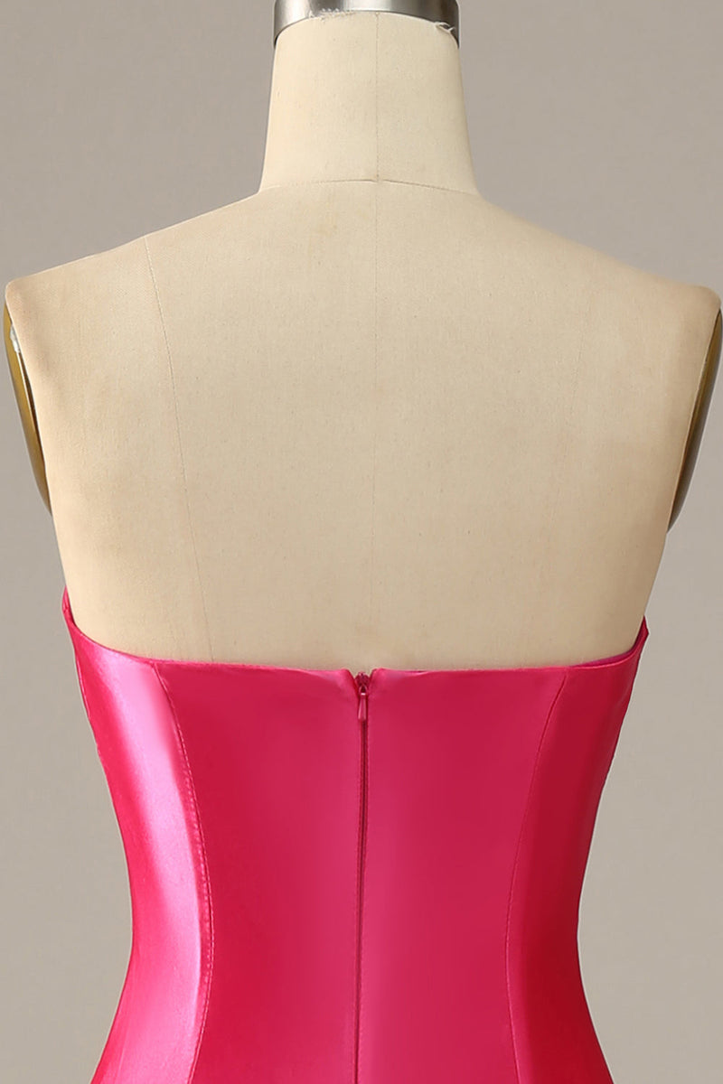 Load image into Gallery viewer, Fuchsia Sweetheart Havfrue Prom kjole