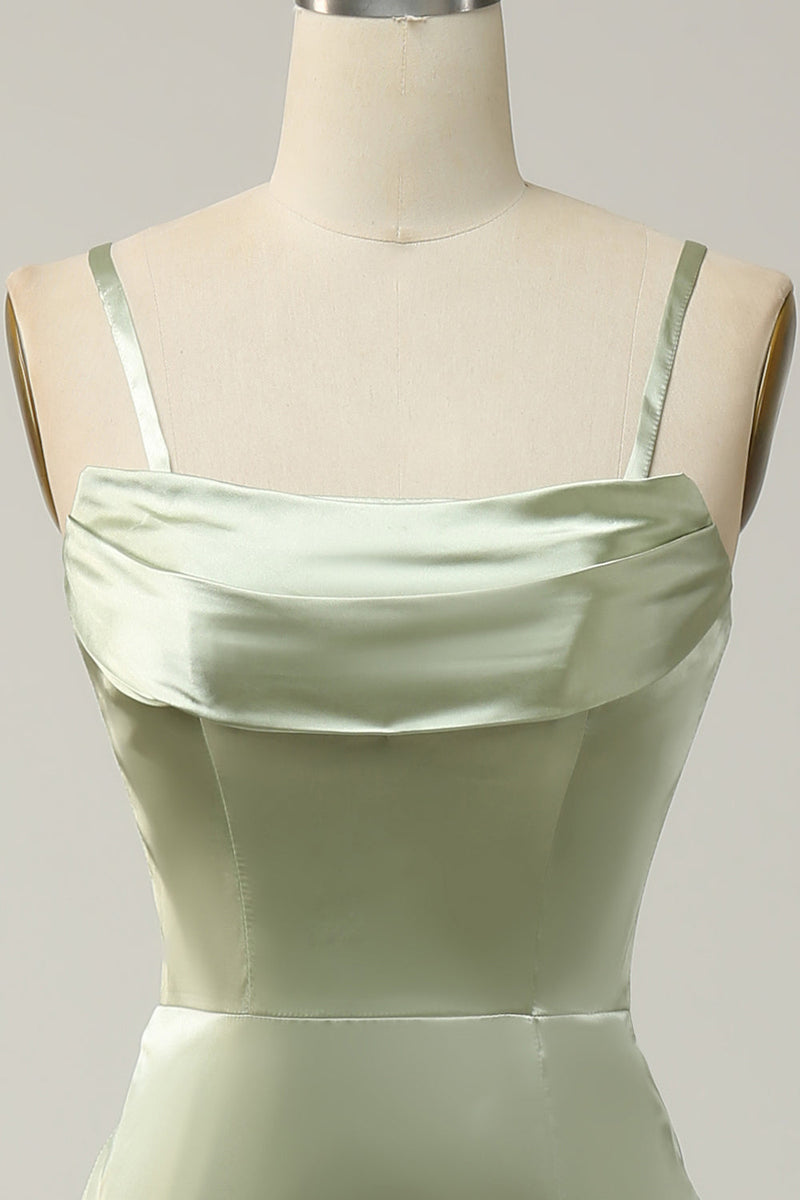Load image into Gallery viewer, Grønn havfrue Covertible Wear Long brudepike kjole