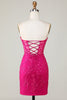 Load image into Gallery viewer, Hot Selling Bodycon Sweetheart Lilla korsett Homecoming kjole med Appliques
