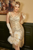 Load image into Gallery viewer, Aprikos Plus Size 1920 Gatsby kjole med 20s Acessories Set