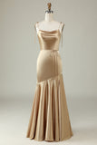 Blush Floral Boho Mermaid brudepike kjole