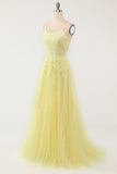 lilla tulle ball kjole med appliques