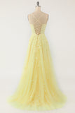 lilla tulle ball kjole med appliques