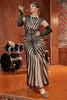 Load image into Gallery viewer, Havfrue Paljett Gatsby 1920-tallet Flapper Kjole