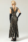 Havfrue Paljett Gatsby 1920-tallet Flapper Kjole